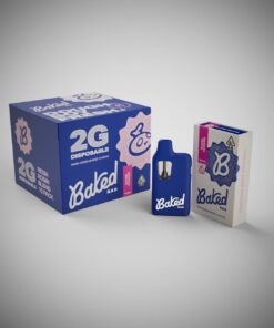 Baked Bar | Baked Cookies | 2Gram Disposable Resin Rosin Blend (10 Pack)