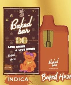 Baked Haze | Live Rosin + Live Resin | Premium 2G Disposable {Indica}