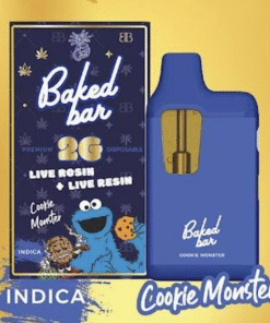 Cookie Monster | Live Rosin + Live Resin | Premium 2G Disposable {Indica}